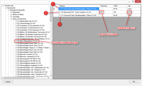 Tortuga helps you to evaluate the Life Cycle Analysis and Global Warming Potential (CO2e) of your Grasshopper model. You can choos
