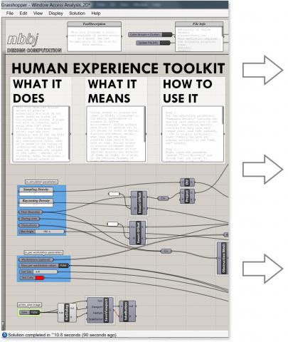 Human UI is a new interface paradigm for Grasshopper. Create professional looking Grasshopper apps with custom user interfaces without scripting
