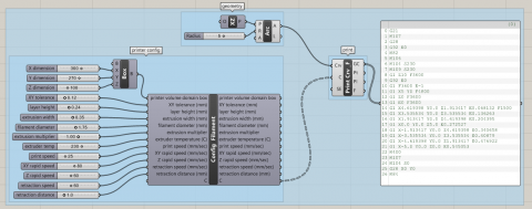 Xylinus Overview Xylinus allows for novel control of 3D printers, generating G code directly from native Rhino and Grasshopper geometries including
